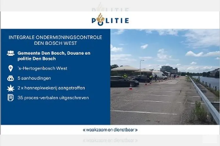 Integrale actie in ’s-Hertogenbosch West tegen ondermijning
