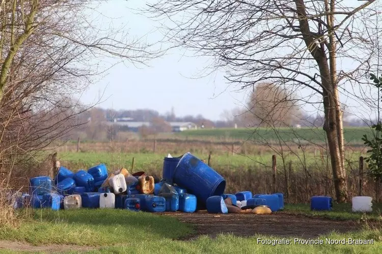 Provincie Noord-Brabant keert bijna drie ton uit aan subsidie opruimen drugsafval