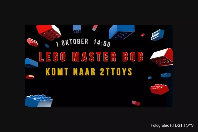 LEGO Master Bob komt naar 2T-TOYS in Den Bosch
