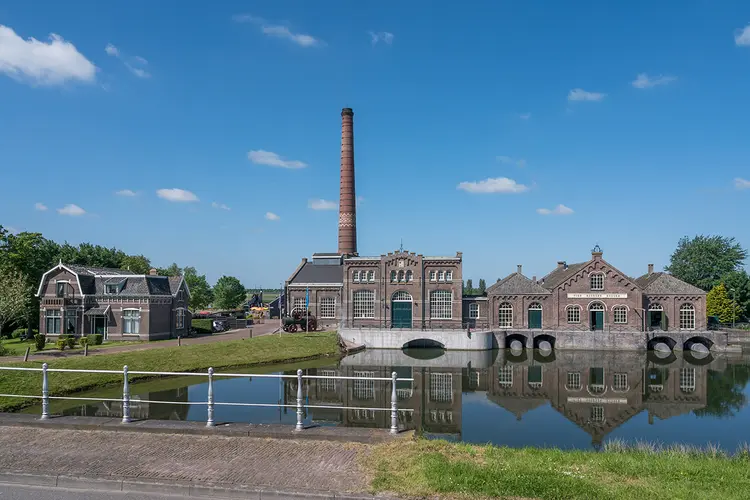 Stoommachinemuseum onder stoom tijdens Paasweekend