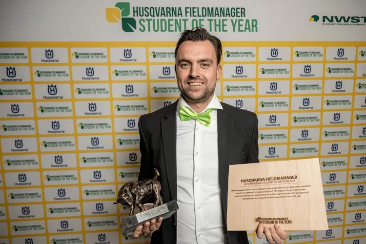 Bas Franssen verkozen tot Husqvarna Fieldmanager Student of the Year 2024