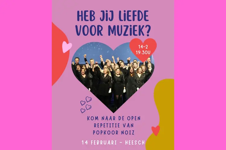 Popkoor Noiz brengt de liefde voor zingen over op Valentijnsdag